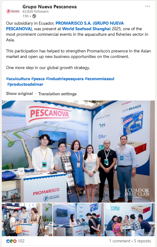 海外商機 引力全球 | 上海成為全球水產(chǎn)商機的“引力場”(圖23) 海外商機 引力全球 | 上海成為全球水產(chǎn)商機的“引力場”(圖23)