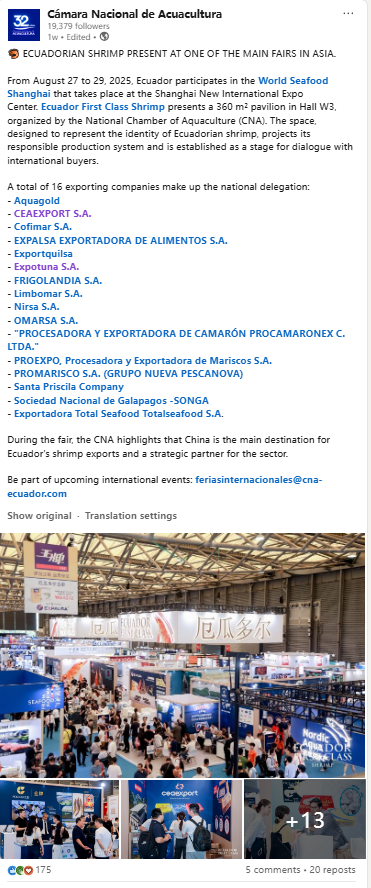 海外商機 引力全球 | 上海成為全球水產(chǎn)商機的“引力場”(圖22) 海外商機 引力全球 | 上海成為全球水產(chǎn)商機的“引力場”(圖22)