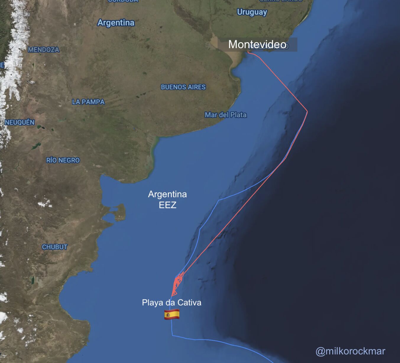 阿根廷海域長(zhǎng)期遭非法捕撈”襲擊”國(guó)際船只問(wèn)題屢禁不止(圖5)